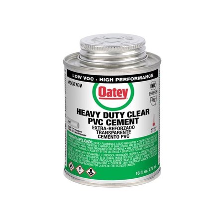 OATEY Clear Cement For PVC 16 oz 30876V